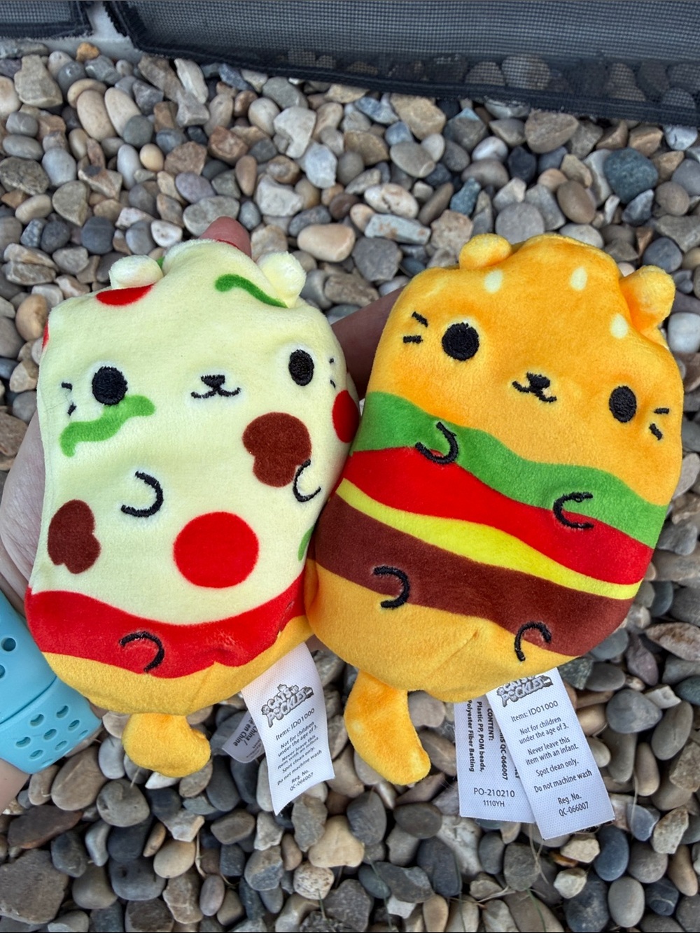 Cats vs Pickles Beanie Plush Cheeseburger Cat Blue Wave Series / Paw-purr-oni